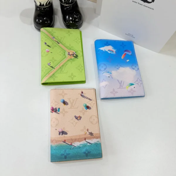 Monogram motif Passport Cover