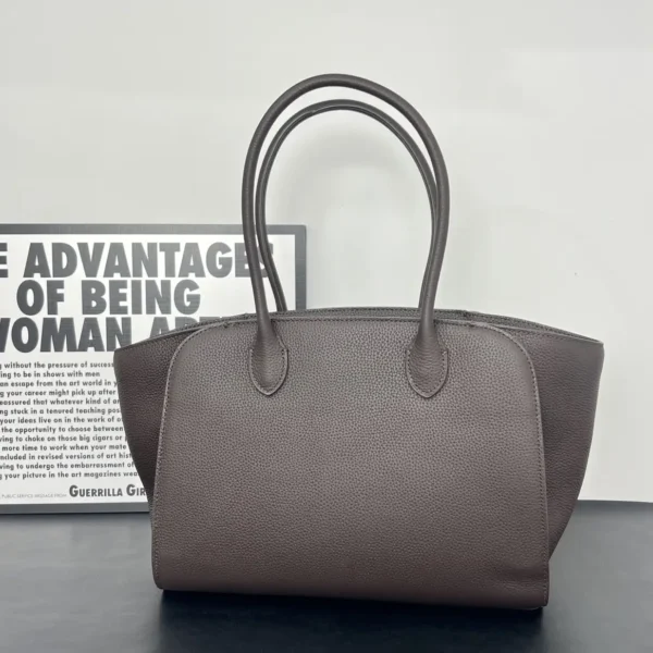 The Row Marlo 12 Matte Leather darkbrown