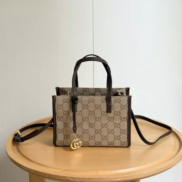 Small tote bag with Double G charm
