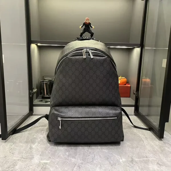 Gucci Tag large backpack gray gg