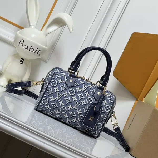 Monogram Bleu palette Speedy Bandoulière 20