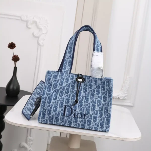 Dioriviera Small Spongy Book Tote