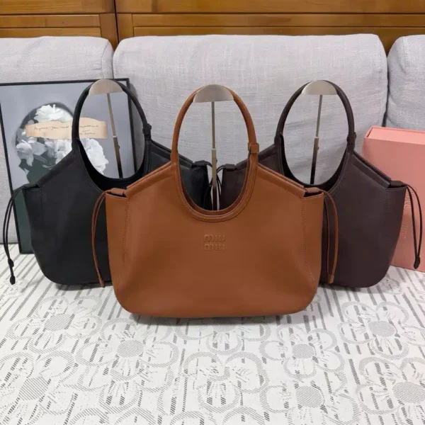Ivy nappa leather shopping bag